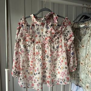 Zara Multicolor Floral Blouse